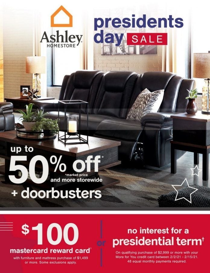 Ashley Furniture HomeStore Presidents Day Sale