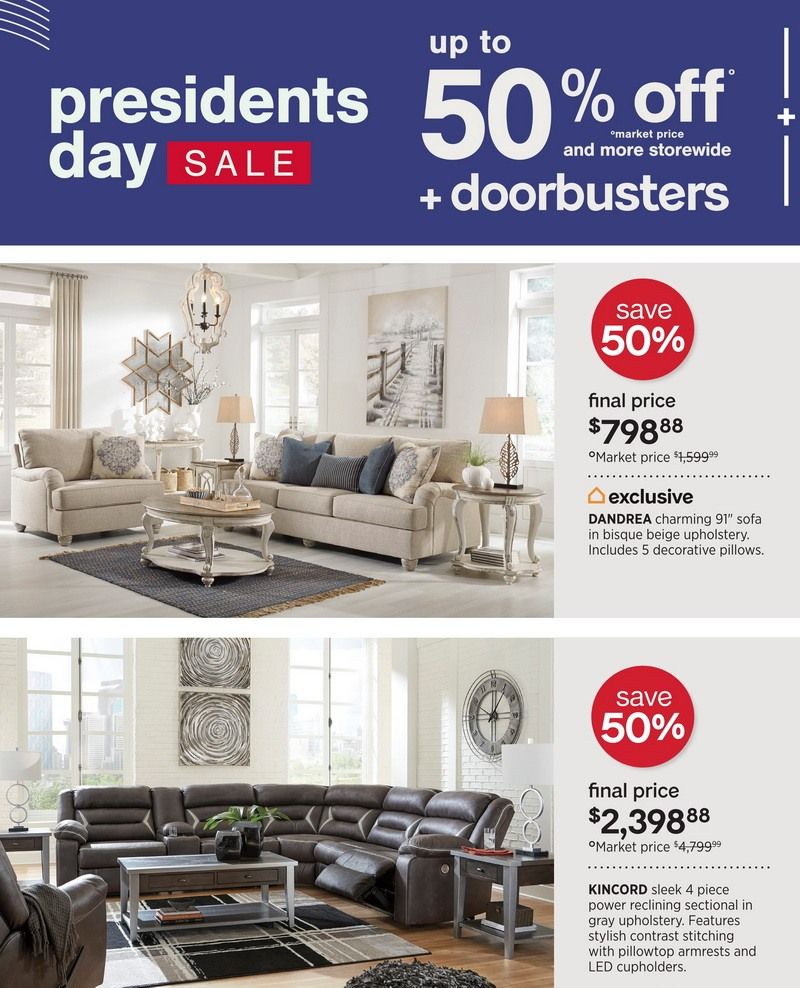 Ashley Furniture HomeStore Presidents Day Sale