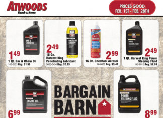 Atwoods Monthly Ad Feb 02 – Feb 28, 2021