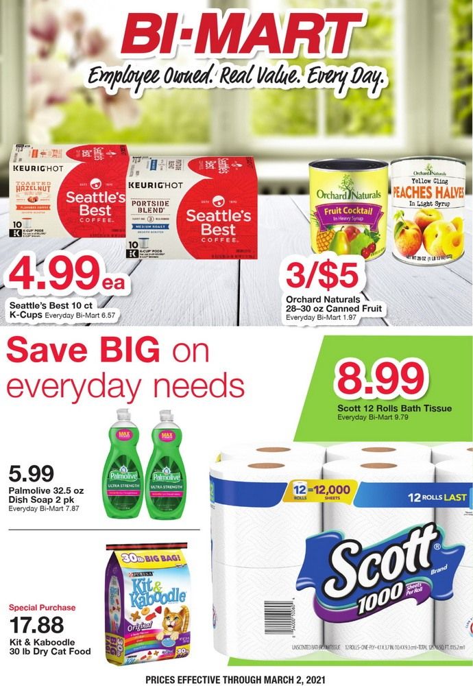 BiMart Weekly Ad Feb 24 Mar 02, 2021