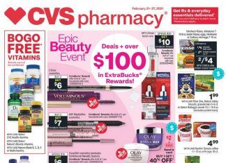 CVS Weekly Ad Feb 21 – Feb 27, 2021