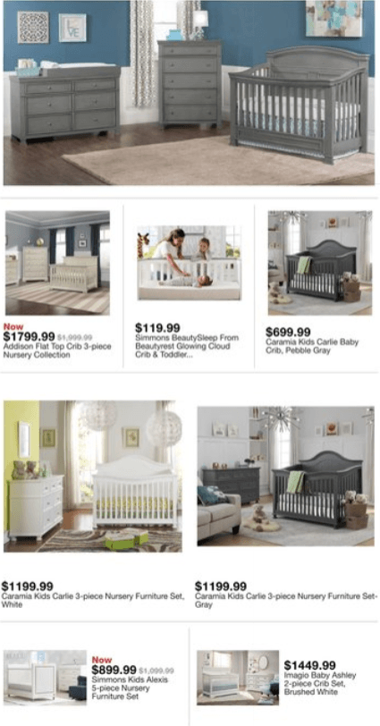 costco nursery set