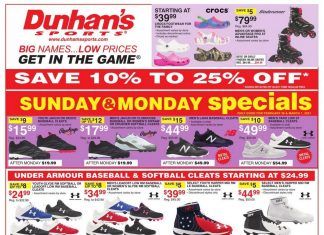 Dunham’s Sports Weekly Ad Feb 27 – Mar 04, 2021