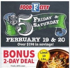 Food City Weekly Ad Feb 17 – Feb 23, 2021