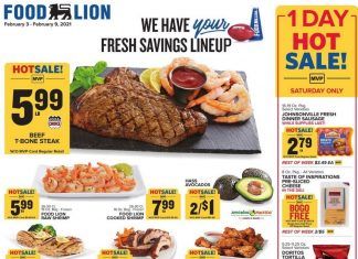 Food Lion Weekly Ad Feb 03 – Feb 09, 2021