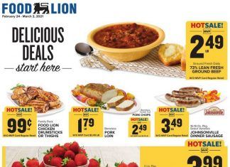 Food Lion Weekly Ad Feb 24 – Mar 02, 2021
