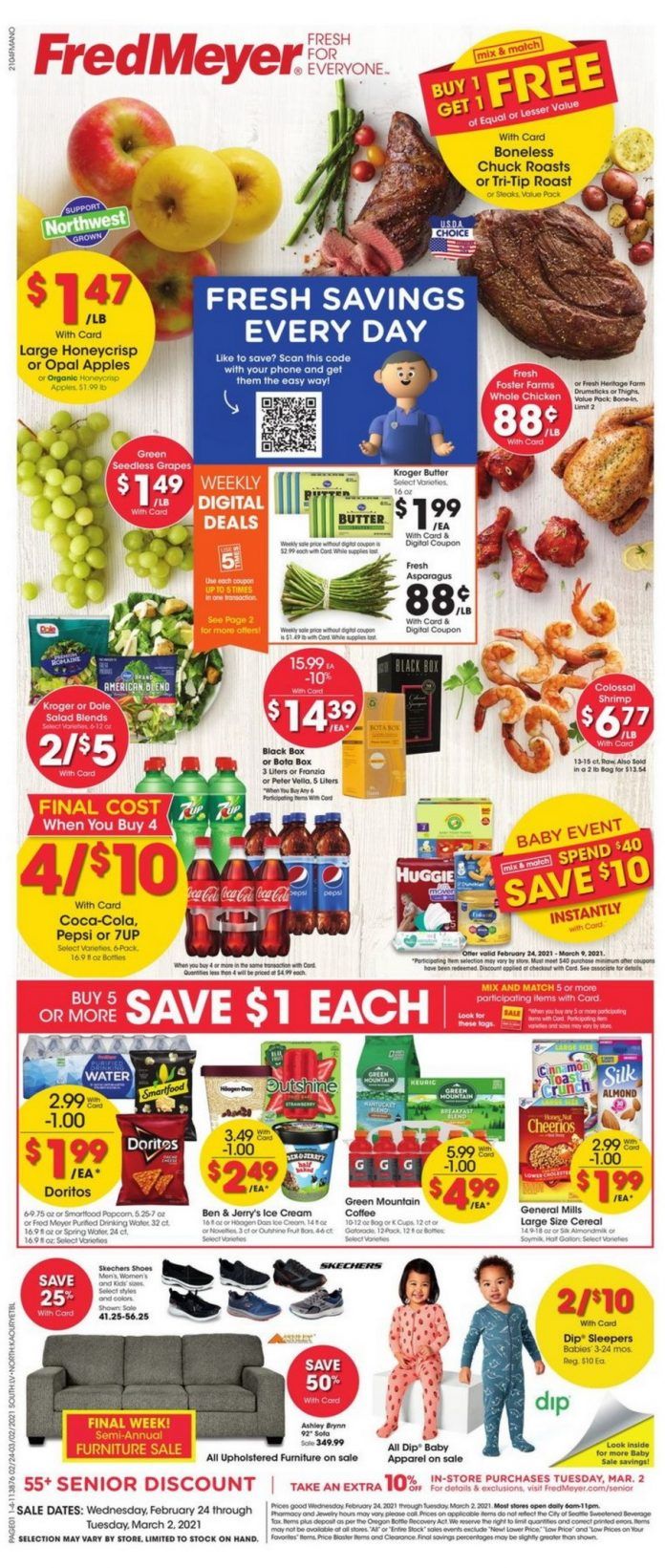 Fred Meyer Weekly Ad Feb 24 – Mar 02, 2021