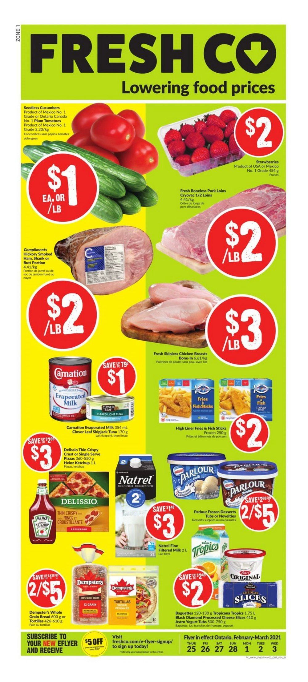 FreshCo Weekly Ad Feb 25 Mar 03, 2021