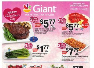 Giant Food Weekly Ad Feb 12 – Feb 18, 2021