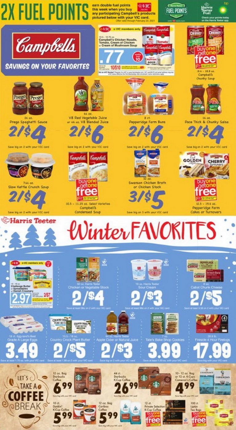 Harris Teeter Weekly Ad Feb 17 Feb 23, 2021