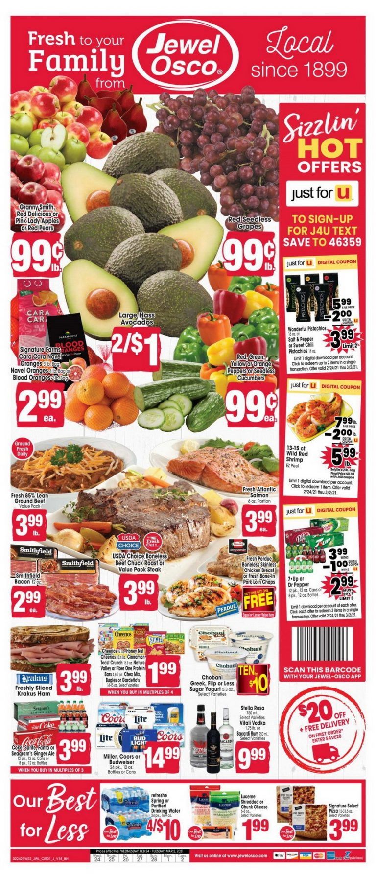 Jewel Osco Weekly Ad Feb 24 Mar 02, 2021
