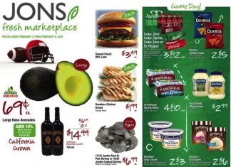 Jons Weekly Ad Feb 03 – Feb 09, 2021