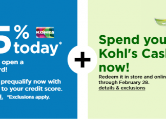 Kohl’s Coupons Sale Until Feb 28, 2021
