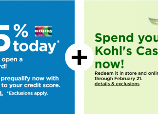 Kohl’s Coupons Sale Until Feb 21, 2021