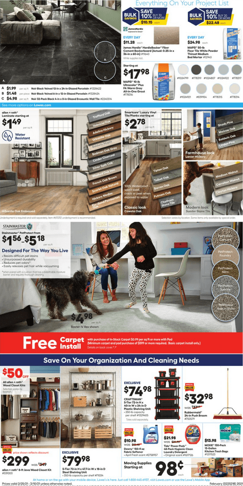 Lowe's Weekly Ad Feb 25 Mar 10, 2021