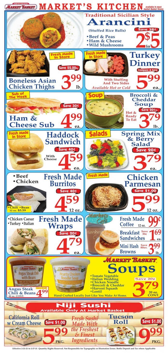 Market Basket Weekly Flyer Feb 21 Feb 27, 2021