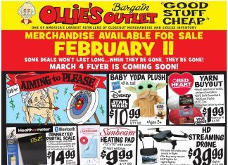 Ollie’s Weekly Ad Feb 11 – Feb 17, 2021