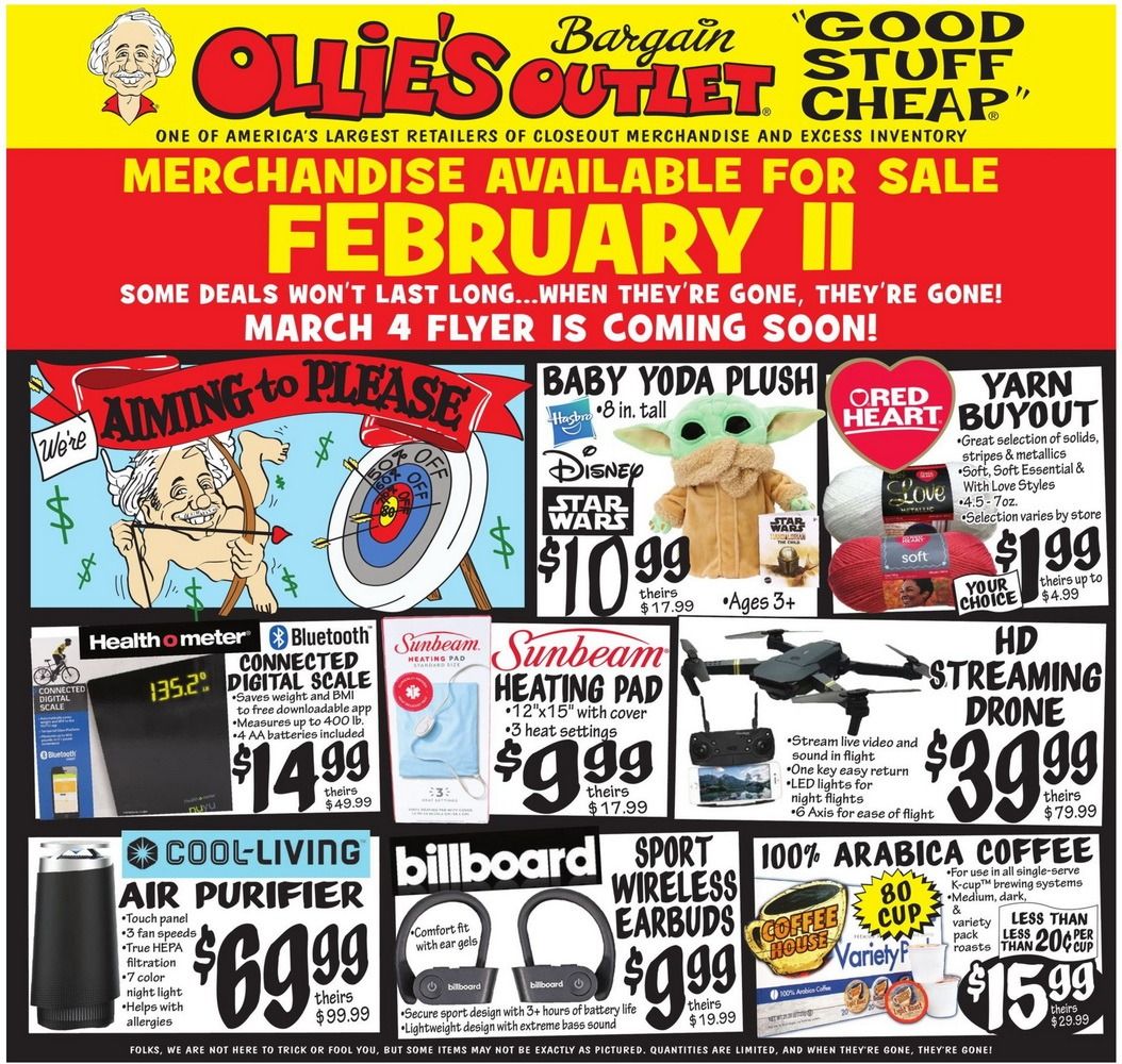 Ollie's Weekly Ad Feb 11 Feb 17, 2021