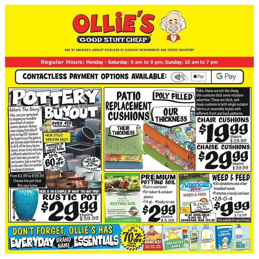 Ollie's Weekly Ad Feb 25 Mar 03, 2021