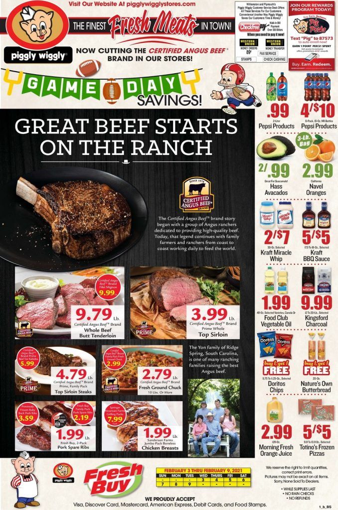 Piggly Wiggly Weekly Ad Feb 03 Feb 09, 2021