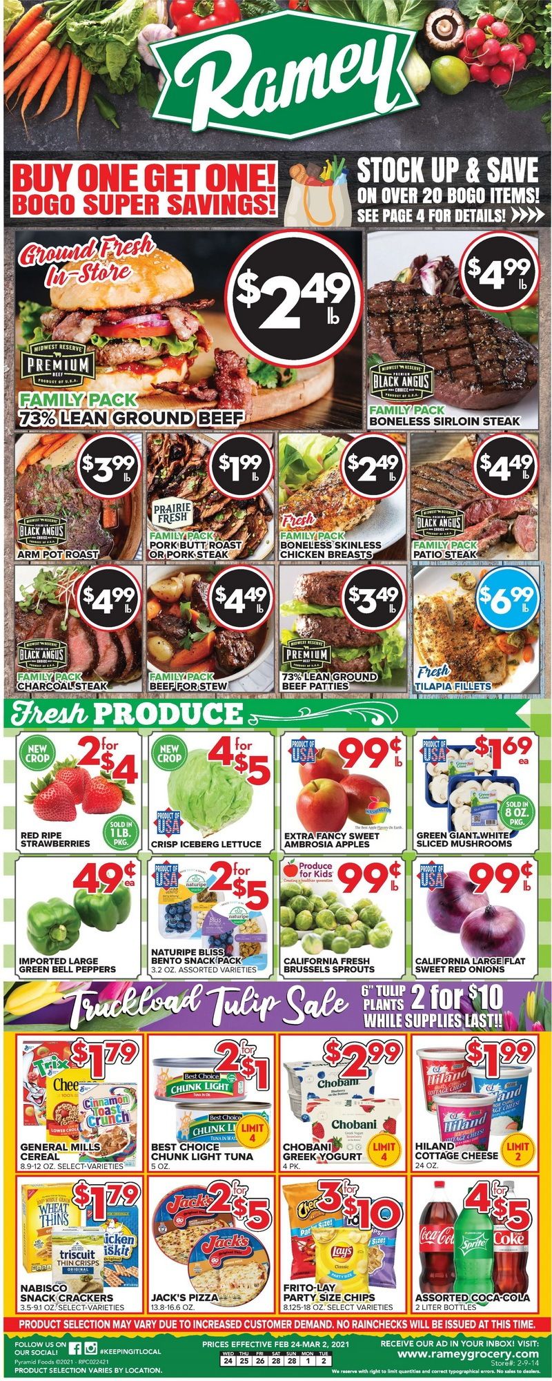 Price Cutter Weekly Ad Feb 24 Mar 02, 2021