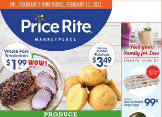 Price Rite Weekly Ad Feb 05 – Feb 11, 2021