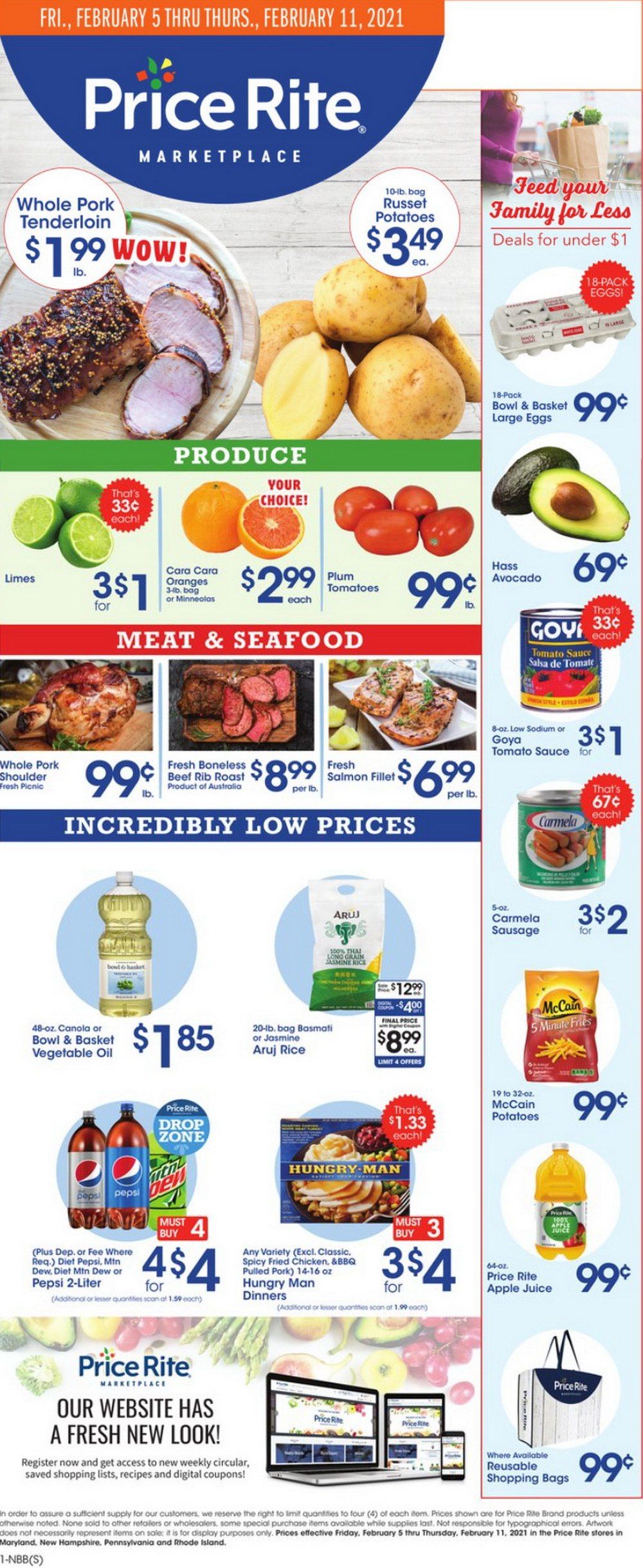 Price Rite Weekly Ad Feb 05 Feb 11, 2021