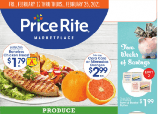 Price Rite Weekly Ad Feb 12 – Feb 25, 2021