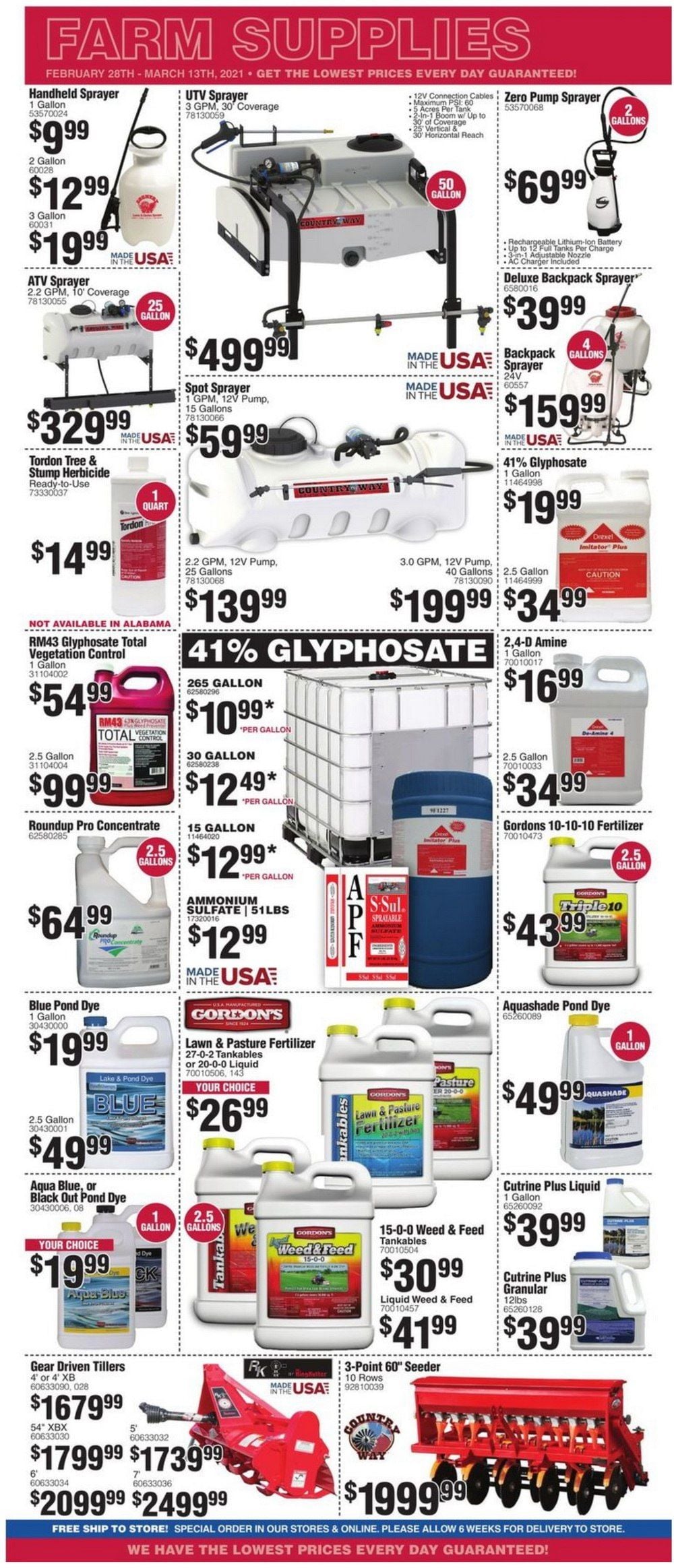 Rural King Weekly Ad Feb 28 Mar 13, 2021