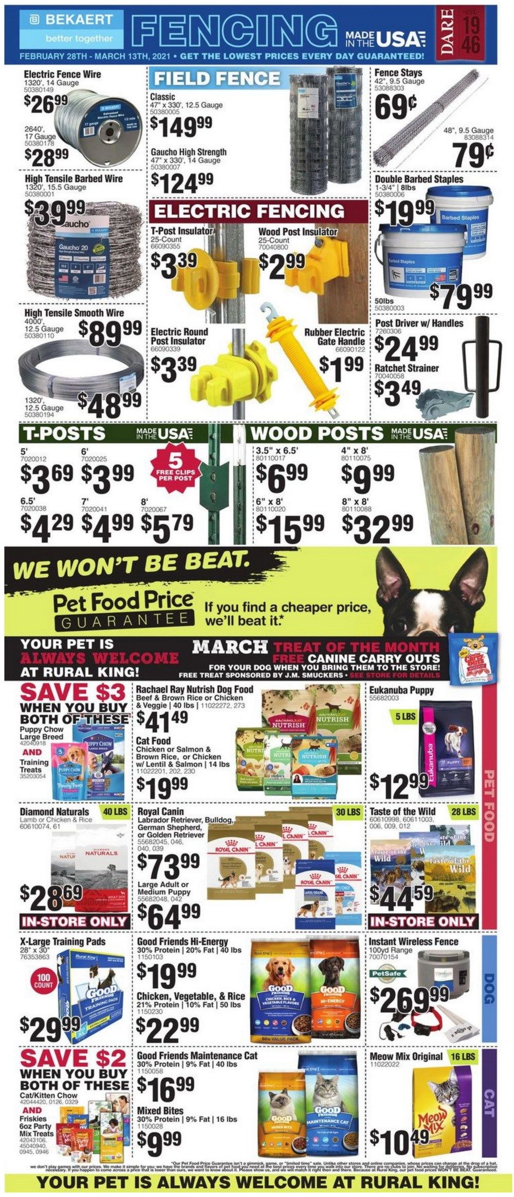 Rural King Weekly Ad Feb 28 Mar 13, 2021