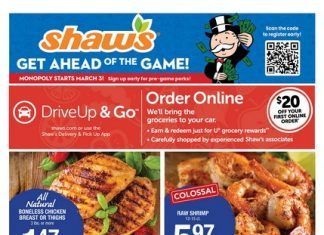 Shaw’s Weekly Ad Feb 26 – Mar 04, 2021