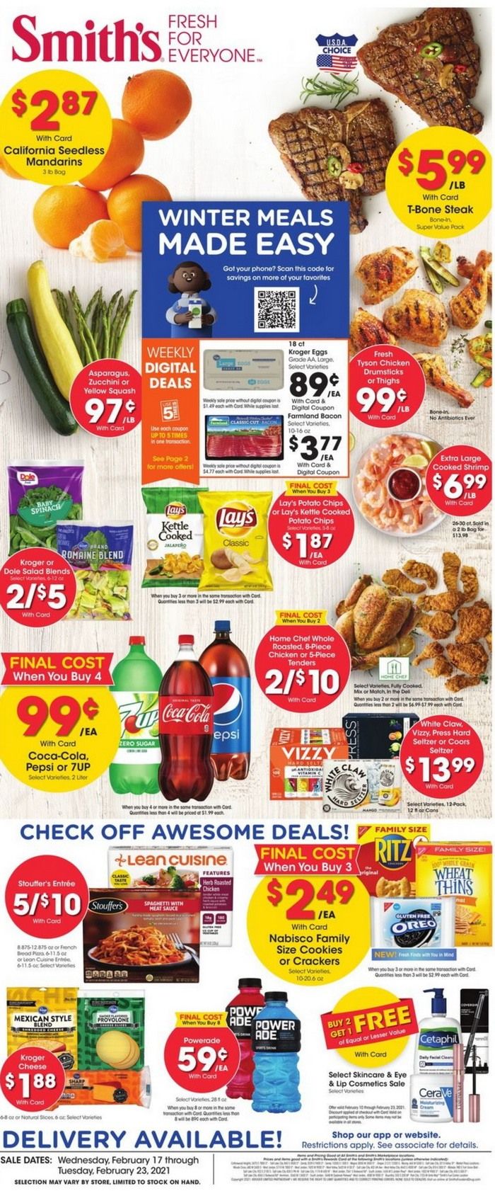 Smith's Food and Drug Weekly Ad Feb 17 Feb 23, 2021