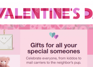 Target Valentine’s Day Flyer Sales
