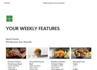 The Fresh Market Weekly Ad Feb 24 – Mar 02, 2021