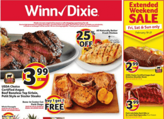 Winn-Dixie Weekly Ad Feb 17 – Feb 23, 2021