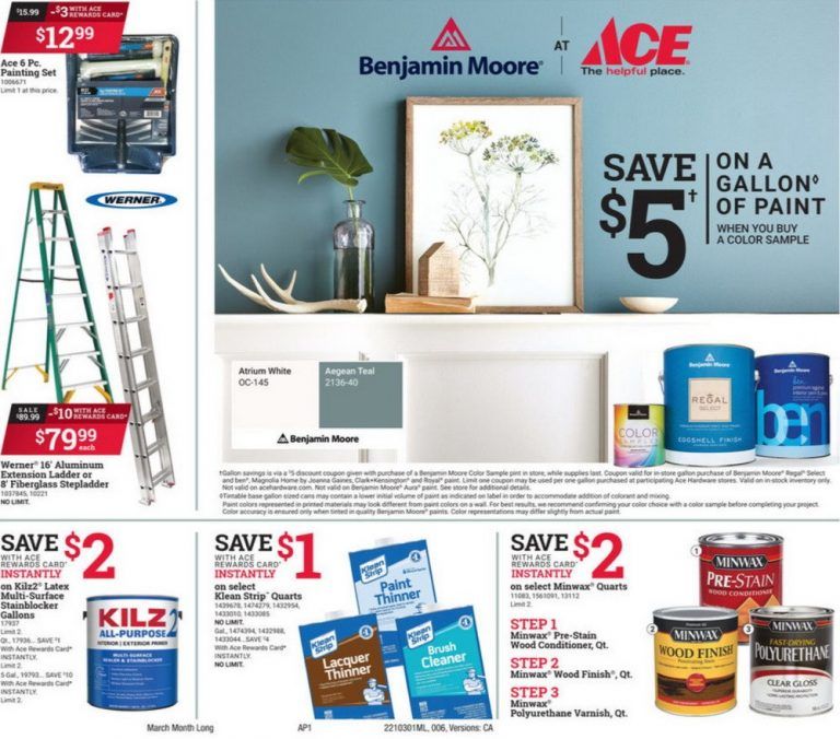 ACE Hardware Monthly Ad Mar 01 Mar 31, 2021