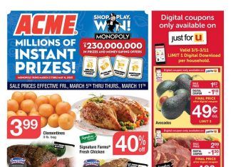 Acme Weekly Ad Mar 05 – Mar 11, 2021