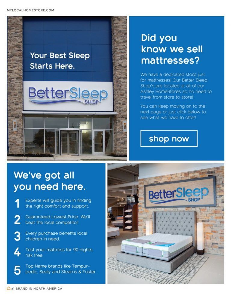 Ashley Furniture HomeStore the Ultimate Event Flyer Sales