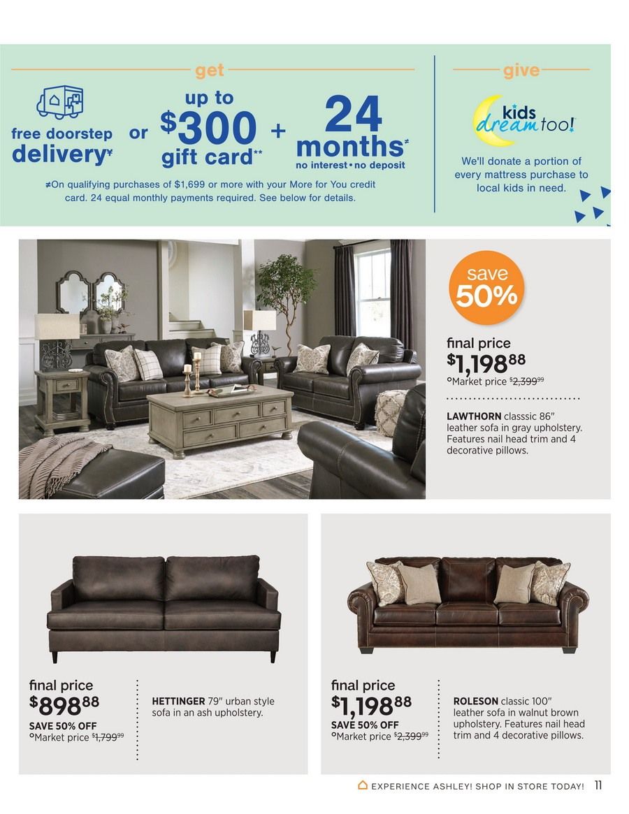 Ashley Furniture Homestore The Ultimate Event Flyer Sales