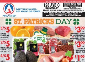 Associated Supermarkets Weekly Ad Mar 12 – Mar 18, 2021