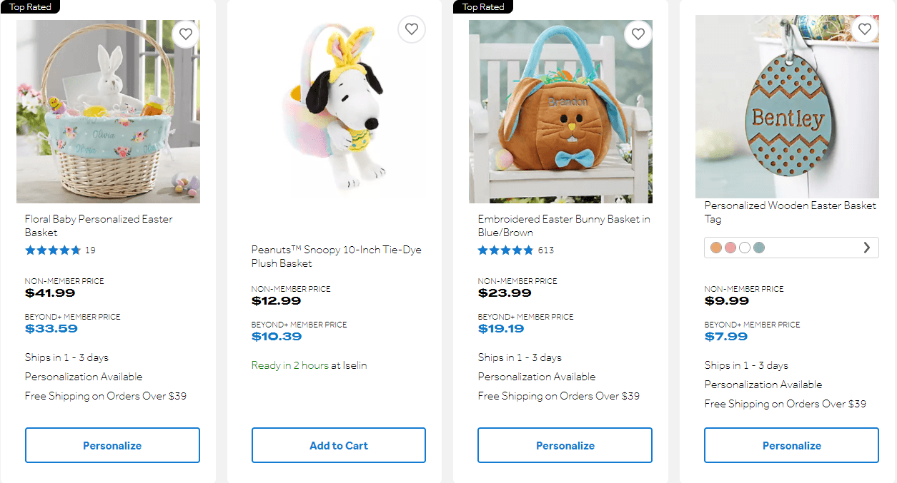 Bed Bath & Beyond Easter Flyer Mar 12 Apr 04, 2021