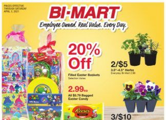 Bi-Mart Weekly Ad Mar 23 – Apr 04, 2021