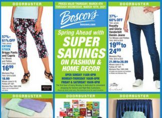 Boscov’s Weekly Ad Mar 04 – Mar 10, 2021