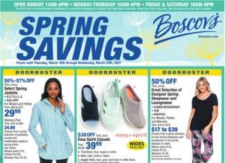 Boscov’s Weekly Ad Mar 18 – Mar 24, 2021