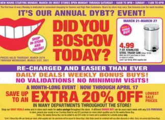 Boscov’s Weekly Ad Mar 25 – Mar 31, 2021