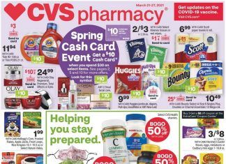 CVS Weekly Ad Mar 21 – Mar 27, 2021