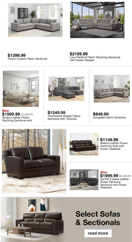 Costco Weekly Ad Mar 05 12 2021 Costco Weekly Ad Mar 05 12 2021, Aleena Leather Power Reclining Sofa With Headrest Costco
