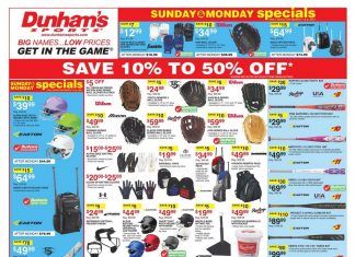 Dunham’s Sports Weekly Ad Mar 06 – Mar 11, 2021