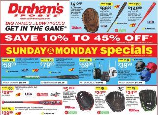 Dunham’s Sports Weekly Ad Mar 20 – Mar 25, 2021