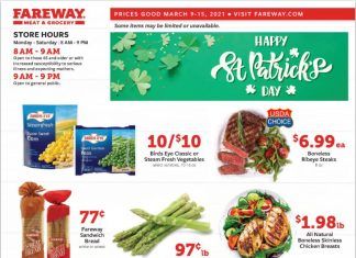 Fareway Weekly Ad Mar 09 – Mar 15, 2021
